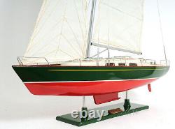 Omega 46 Sailboat Wooden Sloop Model Yacht 30 Handcrafted Fully Assembled Boat