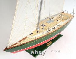 Omega 46 Sailboat Wooden Sloop Model Yacht 30 Handcrafted Fully Assembled Boat