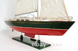 Omega 46 Sailboat Wooden Sloop Model Yacht 30 Handcrafted Fully Assembled Boat