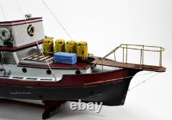 Orca Shark Hunter Boat Wooden Model Designed for RC
