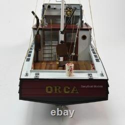 Orca Shark Hunter Boat Wooden Model Designed for RC