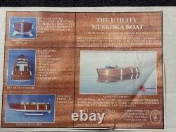Osborn Wooden Boat Model Kit The Utility Muskoka Boat 1/12 Scale Runabout New