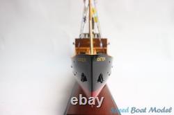 Oster With Signal Flags Tall Ship Model 20.47? Handmade Boat
