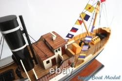 Oster With Signal Flags Tall Ship Model 20.47? Handmade Boat