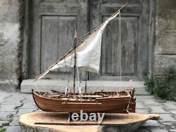 PANART LANCIA-Scale Model Ship, Sailing Boat Model, Wooden Boat Ornament