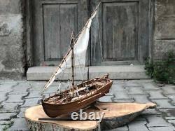 PANART LANCIA-Scale Model Ship, Sailing Boat Model, Wooden Boat Ornament