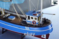 PELLWORM Modern Crab Fishing Boat Scale 1/48 Wood Model Ship Kit Yuanqing