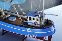 PELLWORM Modern Crab Fishing Boat Scale 1/48 Wood Model Ship Kit Yuanqing