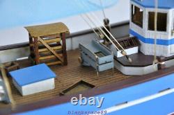 PELLWORM Modern Crab Fishing Boat Scale 1/48 Wood Model Ship Kit Yuanqing