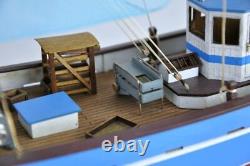 PELLWORM Modern Crab Fishing Boat Scale 1/48 Wood Model Ship Kit Yuanqing