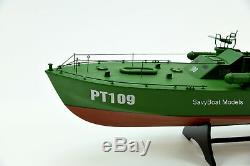 PT Boat 109 John F. Kennedy in WW II Wooden Boat Model 26