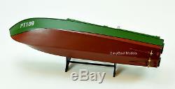 PT Boat 109 John F. Kennedy in WW II Wooden Boat Model 26