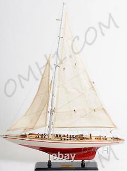 Painted Endeavour 24 Model Sailboat