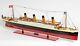 Painted Titanic Model Large 56 Display Cruise Ship Wood Collectible Decor Gift