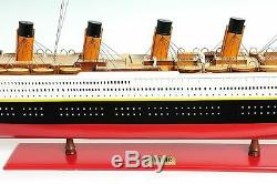 Painted TITANIC MODEL Large 56 Display Cruise Ship Wood Collectible Decor Gift