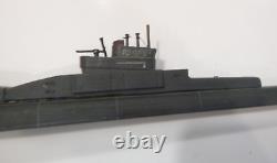 Pair of World War Il Wood British Recognition Submarine models- one HMS Regent