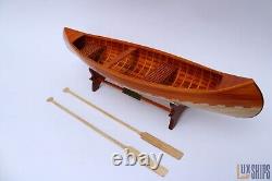 Peterborough Canoe Model Honey Stained Yellow Wood Color