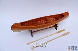 Peterborough Canoe Model Honey Stained Yellow Wood Color