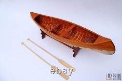 Peterborough Canoe Model Honey Stained Yellow Wood Color