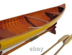 Peterborough Scale Handcrafted Canoe Yellow 36