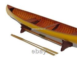 Peterborough Scale Handcrafted Canoe Yellow 36