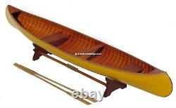 Peterborough Scale Handcrafted Canoe Yellow 36