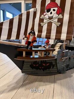 Pirate Ship 3D Puzzle 75 58cm Large Size Adult Toy DIY Wood Boat Model