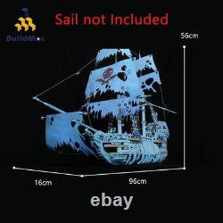 Pirates Boat Model Made of Bones and Rotting Wood 2415 Pcs MOC Build Gift