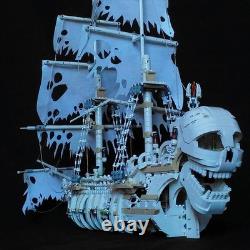 Pirates Boat Model Made of Bones and Rotting Wood 2415 Pcs MOC Build Gift