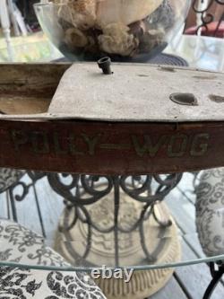 Polly-Wog Wooden Model Boat Hull Pre-Built Nautical Wood/Metal Brown Gray
