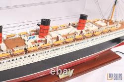 QUEEN MARY Ship Model With Lights Wooden Model Ship is for Sale