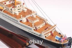 QUEEN MARY Ship Model With Lights Wooden Model Ship is for Sale