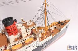 QUEEN MARY Ship Model With Lights Wooden Model Ship is for Sale