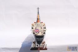 QUEEN MARY Ship Model With Lights Wooden Model Ship is for Sale
