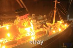 QUEEN MARY Ship Model With Lights Wooden Model Ship is for Sale