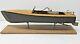 Rare Boucher Era Wooden Model Live Steam 2 Cylinder Boat Pond Yacht, Withstand