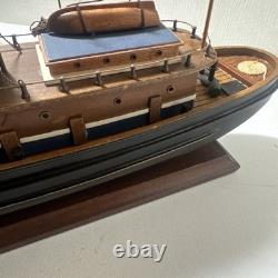 RARE The Baltimore Tugboat Handcrafted Wooden Boat Model Brass fittings