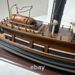 RARE The Baltimore Tugboat Handcrafted Wooden Boat Model Brass fittings