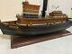 Rare The Baltimore Tugboat Handcrafted Wooden Boat Model Brass Fittings Large