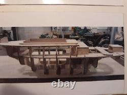 RARE Tugboat Handcrafted Wood Replica Model Nautical Large 65 Long