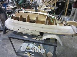 RARE Tugboat Handcrafted Wood Replica Model Nautical Large 65 Long