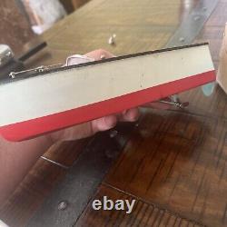 RARE VINTAGE MSK MODEL MOTOR BOAT WOODEN TOY JAPAN With Original Box