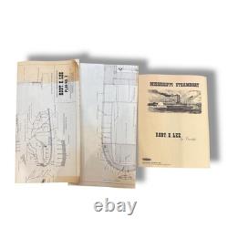 RARE Vintage SCIENTIFIC Robert E Lee WOOD MODEL BOAT SHIP Kit
