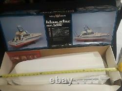 RARE unbuilt BILLING BOATS BLUE STAR 596 CABIN CRUISER model gift fishing wood