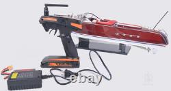 RC Riva Aquarama Speed Boat Wood Model 26.5 Radio Controlled Mahogany Runabout