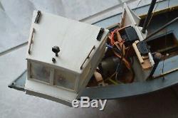 RC Shrimp Fishing Boat Built Wood Model Ship Assembled Boat Ship Nautical