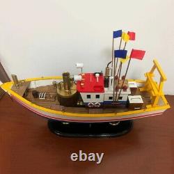 RC Steam Powered Fishing Boat Model Toy 350ml boiler, Steam Whistle Engine New