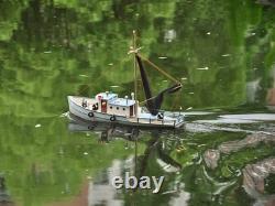 RC model fishing boat NAXOS motor yacht FRP Hull and Plywood Boat DIY Kit set