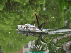 RC model fishing boat NAXOS motor yacht FRP Hull and Plywood Boat DIY Kit set