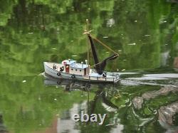 RC model fishing boat NAXOS motor yacht FRP Hull and Plywood Boat DIY Kit set
